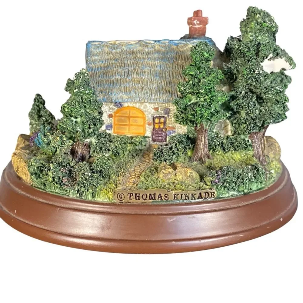 Thomas Kinkade A Quiet Evening Illuminated Cottage Lighted Cottage Collection